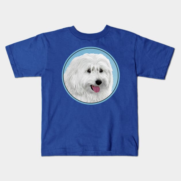 Polish Lowland Sheepdog Kids T-Shirt by Alpen Designs